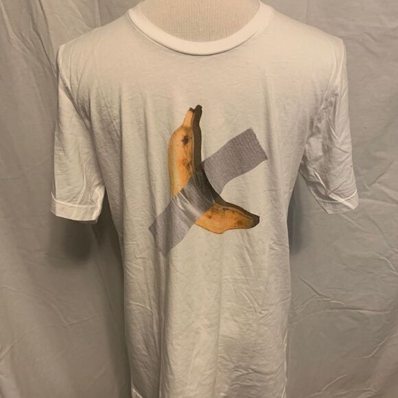 Unisex Maurizio Cattelan Art Basel Banana T-Shirt - Picture 5 of 8